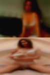 Naked woman Bent over backwards